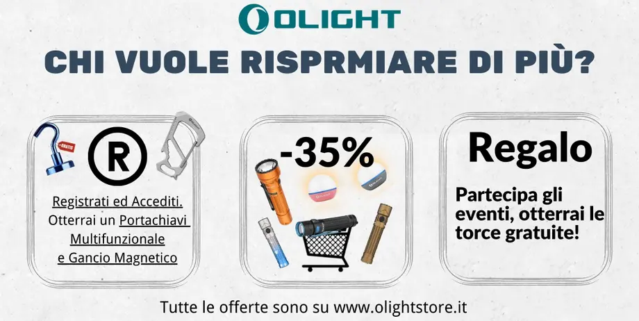 Guida: Vuoi risparimiare di più? Guida della Promozione Olight