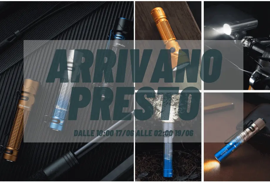 Arrivate le nuove torce da bici, EDC e tattica!