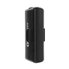 Trasmettitore microfono wireless nero compatto con clip HT