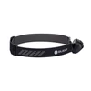 Frontale Olight nero, fascia regolabile, dettagli riflettenti, ideale per attività outdoor.