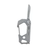 Multiutensile grigio Oknife Otool 2 con moschettone, lama pieghevole, apribottiglie e chiavi esagonali