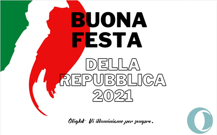 Buona Festa della Repubblica 2021 Auguri da Olight Italia
