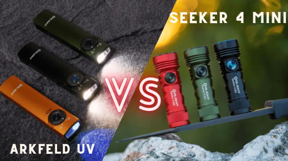 Seeker 4 Mini e Arkfeld UV Light: torce multifunzione