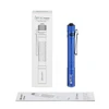 Torcia EDC Olight i5T Plus Pebble blu con interruttore a coda, confezione e manuale