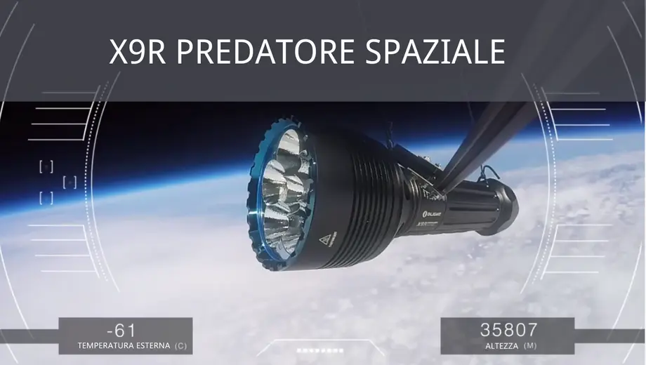 Guida: X9R Blu predatore spaziale