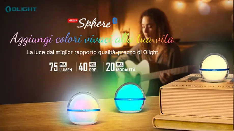 Sblocca l'offerta esclusiva di Olight - Sphere