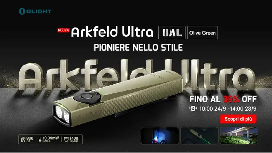 Evento autunnale Olight: prodotti che devi conoscere