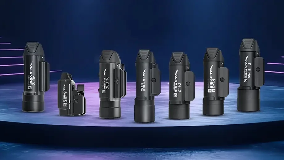 Luci tattiche Olight Confronto serie Valkyrie: trova la luce per armi perfetta