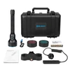 Kit torcia Olight Javelot Pro 2: torcia tattica, custodia rigida, filtri colore, interruttore remoto e accessori. Ottimo per caccia.