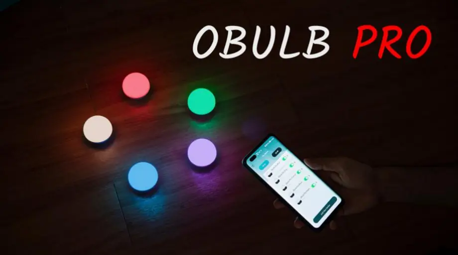 La prima luce di casa Olight controllata tramite bluetooth dal cellulare --- Obulb Pro