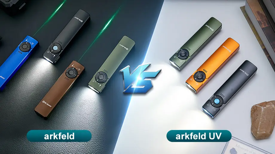 Arkfeld vs. Arkfeld UV: laser verde o luce UV, quale scegliere?