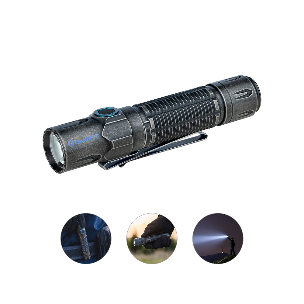 Warrior 3S Torcia 2.300 Lumen Torcia Led Ricaricabile Ti Stonewash - CW