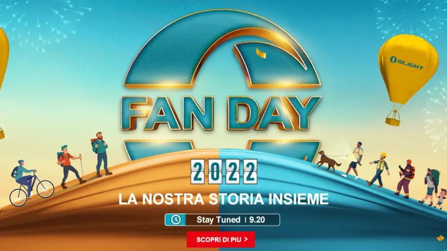 3 motivi per cui non vuoi perdere l'O-Fan Day 2022!