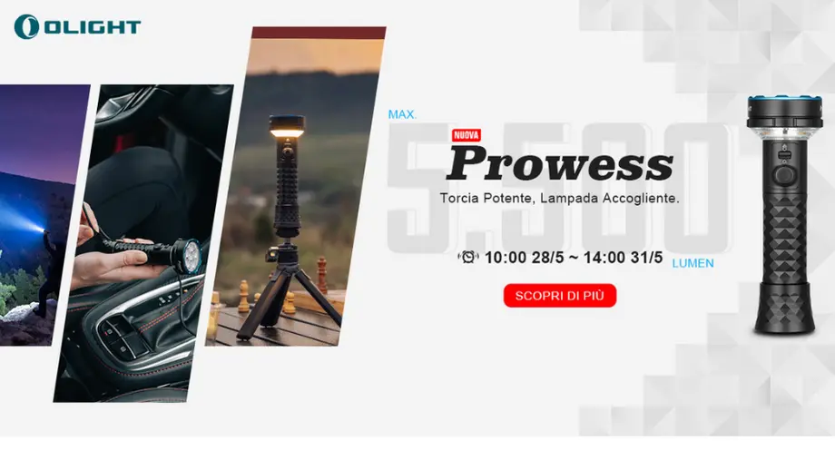 Brillante: la torcia Prowess ridefinisce l'illuminazione con l'innovativa tecnologia bidirezionale