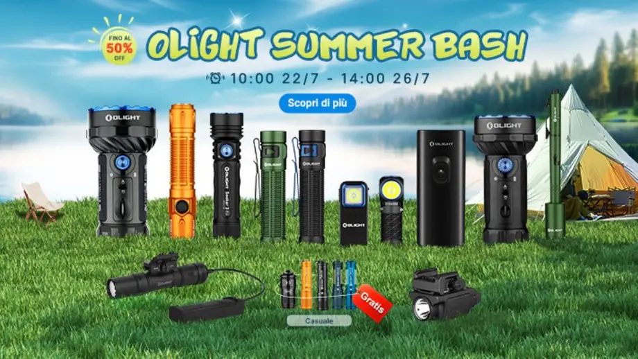 Olight Summer Bash 2024 - FINO AL 50% DI SCONTO.
