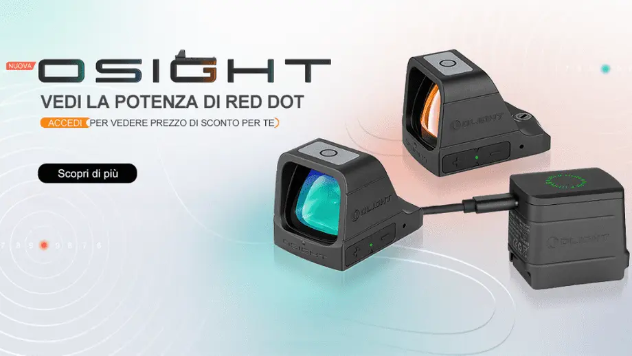 Olight Osight: rivoluzionare l'ottica per armi da fuoco con tecnologia avanzata
