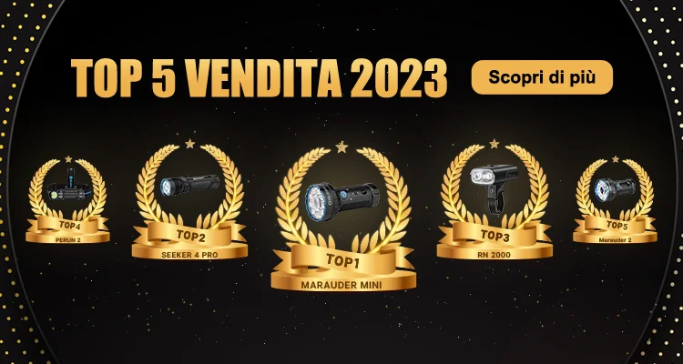 Scopri le nostre 5 nuove torce più favorite dagli utenti dell'ultimo anno